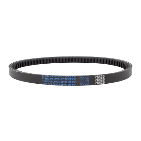 D&D 28430 43 2/3" Outside Length, 7/8" Top Width, 1 Ribs 28430